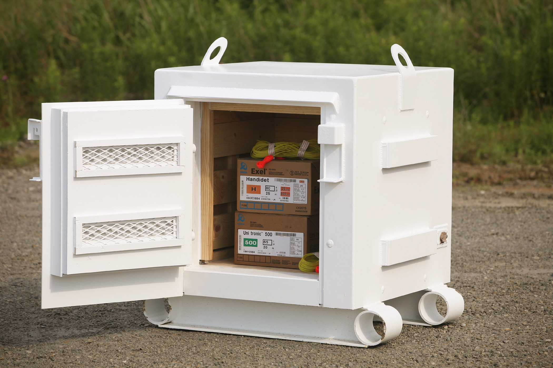 Image of Type 2 Outdoor Bullet Resistant Storage Magazine - 3x3x3-T2-OUT