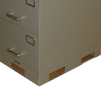 Image of 7110-01-614-5436, 4 Drawer Multi-Lock Shipboard Approved GSA Container, Style 1 lock