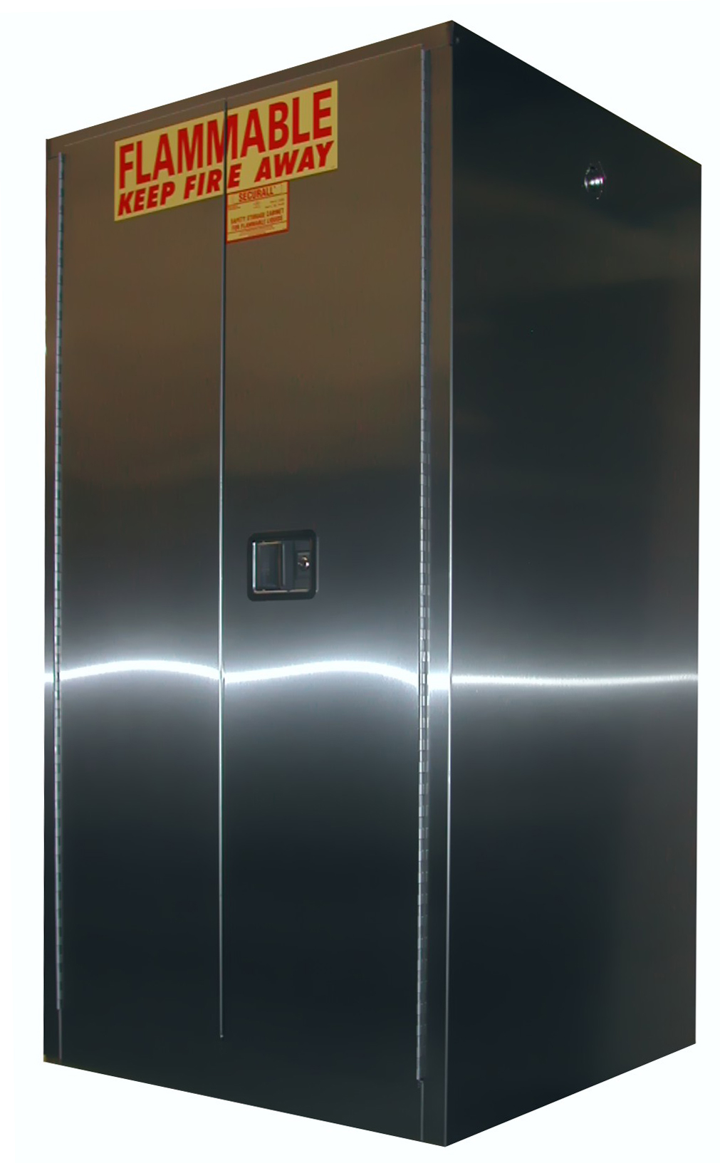 Image of A360-SS - Stainless Steel Flammable Storage Cabinet - 60 Gal. Storage Capacity