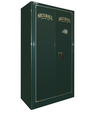 Image of GR10 - 10 Gun Capacity Radius Cabinet w/ Digital Lock. Carpet-lined