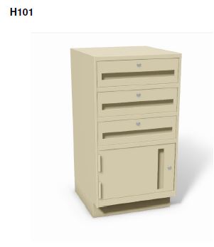 Image of Model H101 - Stand-up 38â High Undercounter Cabinet