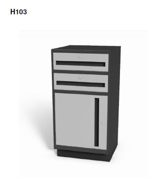Image of Model H103 - Stand-up 38â High Undercounter Cabinet