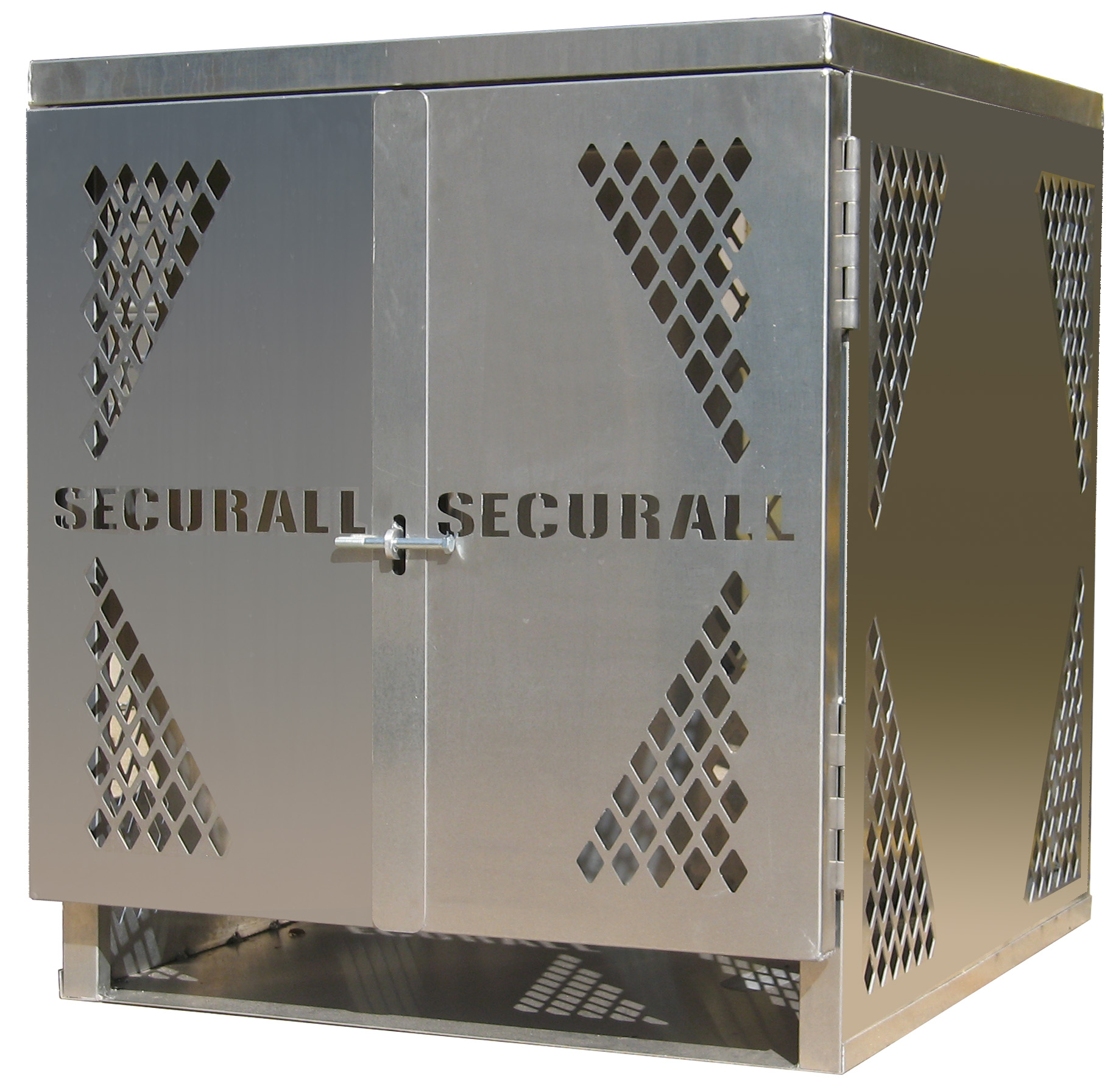Image of LP4S - LP/Oxygen Storage Cabinet - 4 Cylinder Storage Capacity