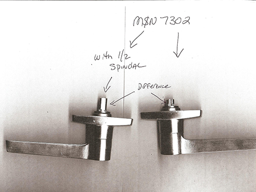 Image of Mosler Replacement Handle for Black Label Safes & Containers