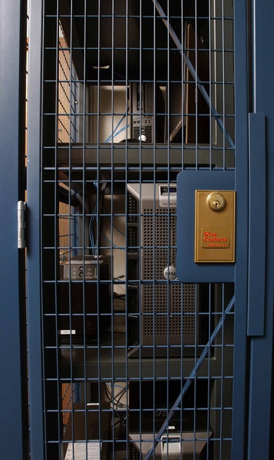 Image of Server Cages for Secure Server Rack Storage Enclosures & Colocation Server Controlled Access